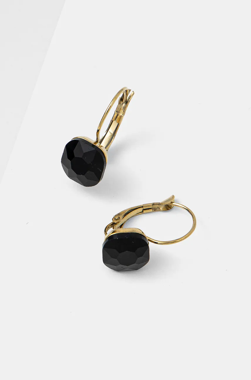 Doplňky Náušnice a náhrdelník Answear.LAB ZO9224E.ZO9226N.HLK černá