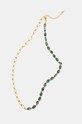 Náhrdelník a náramok Answear.LAB zelená 22091.22090.FLK