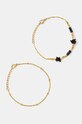 Akcesoria Answear.LAB naszyjnik i bransoletki 22025.22026.FLK czarny