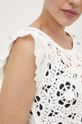 Answear Lab top bawełniany D056.HWK biały