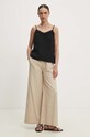 Answear Lab top din bumbac a211.FKK negru WZ24