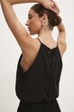 Îmbrăcăminte Answear Lab bluza din in .0973.IKK negru