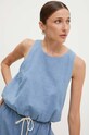 Answear Lab bluzka niebieski LD0802.HMS