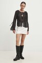 Answear Lab bluza LWT.272CARRIE.cms negru WZ24