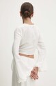 Îmbrăcăminte Answear Lab bluza din in 92337.ijs alb