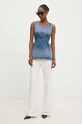 Answear Lab bluzka jeansowa 50729.TMS niebieski WZ24