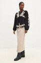 Answear Lab camicetta in cotone ESQ.BDD03M.TJS nero WZ24