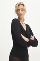 Боді Answear Lab чорний dr6812bd.ilk