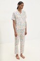 Answear Lab piżama tkanina multicolor 733.CMS