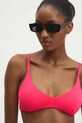 Bikini top Answear.LAB ελαφρώς ενισχυμένο πορτοκαλί 26201.gora.ims