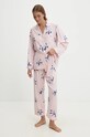 Pyžamo Answear.LAB sada růžová 9400.CMS