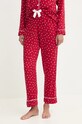 Answear Lab pijama rosu 60297.tos