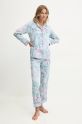 Answear Lab pijama set albastru 60347.tos