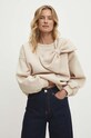 Answear Lab bluza uni bej swtop015.FKK