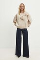 Answear Lab bluza swtop015.FKK bej WZ24