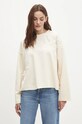 Answear Lab hanorac de bumbac bej UFP00118.HWK