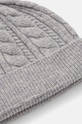 Answear.LAB czapka wełniana 9533.CMS szary WZ24