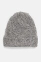 Kašmírová čepice Answear.LAB vlna šedá 9588.CMS