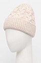 Doplnky Vlnená čiapka Answear.LAB 9644.cms béžová