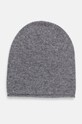 Answear Lab czapka kaszmirowa wełna szary 9733.CMS