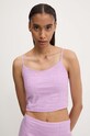 Λινό σετ Answear Lab 5068ab.IKK μωβ