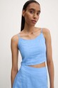 Λινό σετ Answear Lab μπλε 5068ab.IKK