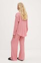 Answear Lab komplet z lnem SNG12.TMS różowy WZ24