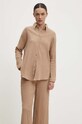 Odzież Answear Lab komplet z lnem SNG12.TMS beżowy