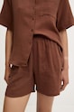 Answear Lab komplet bawełniany SNG14.TMS brązowy