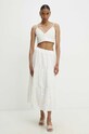 Answear Lab komplet - bluzka i spódnica 061.ims biały