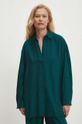 Answear Lab cămașă și pantaloni 4177.TMS verde