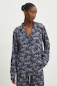 Îmbrăcăminte Answear Lab cămașă și pantaloni 6938.TMS bleumarin