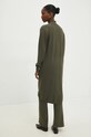 Answear Lab pantaloni, top și cardigan verde mc2402.FLK