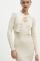 Answear Lab rochie și cardigan bej K259.hms