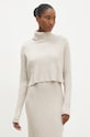 Îmbrăcăminte Answear Lab rochie și pulover W0906AB.HLK bej