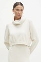 Answear Lab rochie și pulover W0926AB.HLK bej