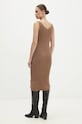 Answear.LAB sukienka i sweter brązowy W0926AB.HLK