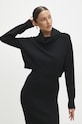 Šaty a svetr Answear.LAB W0926AB.HLK černá