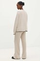 Answear Lab bluză și pantaloni bej 57148.IKK