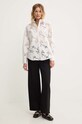 Bavlněná košile Answear.LAB a2415.IKK bílá WZ24
