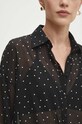 Košile Answear.LAB LSH.272DOTTIBLK.ums černá