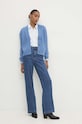 Сорочка Answear.LAB 33540.th блакитний WZ24