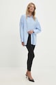 Oblečenie Bavlnená košeľa Answear.LAB kdd038.sng.tjs modrá