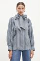 Answear Lab camicia in cotone blu OR0726.hms