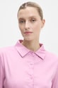Answear Lab cămașă roz pk2578.ilk