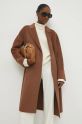 Шерстяное пальто Answear.LAB коричневый 3033.1FH