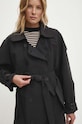 Trenčkot Answear.LAB čierna 19426.tjs