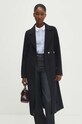 Vlněný kabát Answear.LAB námořnická modř 3017.fos