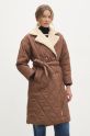 Answear Lab cappotto 5534.TLK marrone WZ24