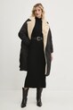 Answear Lab płaszcz 5534.TLK czarny WZ24